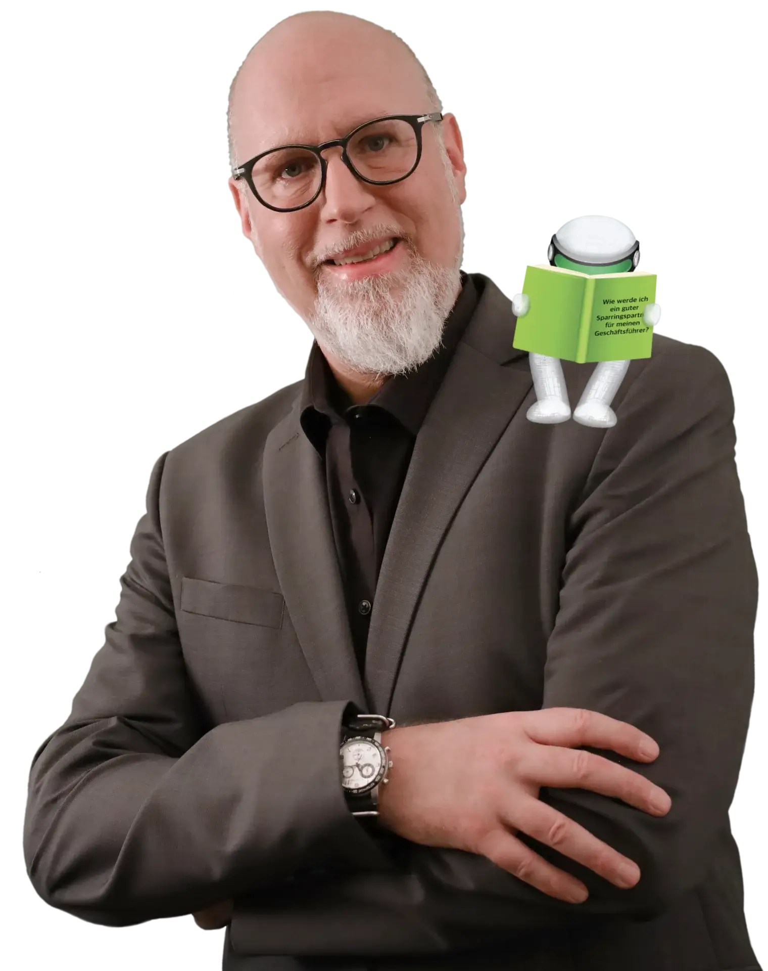 Jürgen Schimmöller mit KI-Bot
